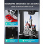 SUNLU 4KG Filament PETG 1.75 mm Noir+Blanc+Gris+Chêne | Haute résistance & Grande ténacité Filament Imprimante 3D, Bobine PETG 1