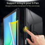 JETech Coque Rotatif pour Samsung Galaxy Tab S10 FE Plus 13,1", Noir | Support Rotatif à 360°, Étui Housse Dos Transparent, Veil