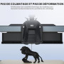 ELEGOO Filament PLA+ 1.75mm Blanc 1KG | Précision Dimensionnelle +/- 0.02mm Bobine de Carton Filament d'Impression 3D Convient à