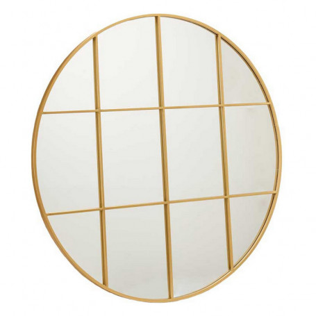 Miroir mural Rond Doré Métal (100 x 2,5 x 100 cm) 179,99 €