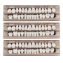 Dents Artificielles, 3 pièces Fausse Dent, Fausse Dent Naturel a Poser, Dents, Resine Dentaire, Couvre Dent Artificielle pour So