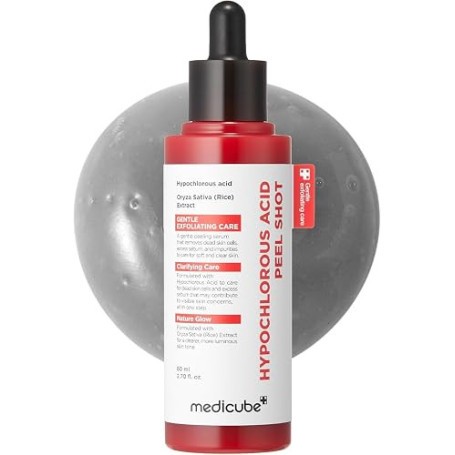 medicube Peel Shot à l’Acide hypochloreux | Exfoliant corps doux pour cellules mortes & texture irrégulière, avec extrait de riz