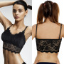 Duufin 5 Pièces Bralette en Dentelle avec Coussinets Amovibles Bralette pour Femme et Fille, 5 Couleurs