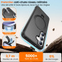 BENTIACC Coque pour Samsung Galaxy S24 Plus/S25 Plus, Support à Aimant | Angle 120° Magnétique, résistance militaire, anti-rayur