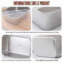 6 Pièces Boite Gouter Inox, 1100 Ml Boîtes De Conservation En Acier Inoxydable, Boîtes De Conservation Avec Couvercle, Boîte De 