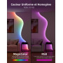 Lepro S2 IA Ruban LED Connecté RGB+CCT 5M, Bande LED Contrôle Segmenté | IA personnalisé, WiFi, contrôle vocal, App, sync musiqu