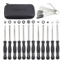 Hippotech Lot de 12 Outils de réglage de carburateur avec Tournevis acircle pour Petit Moteur 2 Temps pour Husqvarna pour STHIL