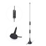 Bingfu Antenne RTL SDR Bi-Banda 978MHz 1090 MHz 7 dbi Mâle SMA et MCX | Base Magnétique, Câble 3 m, pour Récepteur ADS‑B Aviatio