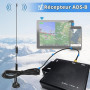 Bingfu Antenne RTL SDR Bi-Banda 978MHz 1090 MHz 7 dbi Mâle SMA et MCX | Base Magnétique, Câble 3 m, pour Récepteur ADS‑B Aviatio