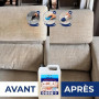 HYGILAS Nettoyant Canapé & Tissu, Professionnel 5L - Concentré à Diluer - Compatible Injection/Extraction & Shampouineuse - Mate