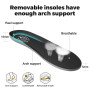 FitVille Chaussures de Running Homme Extra Larges Respirantes | Baskets légères pour la course et la marche. Usage intérieur et 