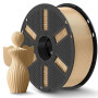 JAYO Filament PLA+ 1.75mm Bois 1.1 KG, Haute Résistance 3D Filament | Facile à Utiliser, Bobine Détachable, PLA Plus Précision +