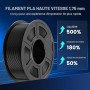 SUNLU 4KG Filament PLA Haute Vitesse 1.75 mm pour Imprimante 3D Rapide, Conçu pour l'Impression à Grande Vitesse, HS-PLA, Paquet