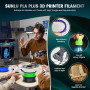 SUNLU PLA+ Filament 1.75mm, Durabilité et Résistance Accrues, Filament PLA Plus pour imprimantes 3D FDM, Bobine de 1 kg, pla+ Or