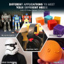 SUNLU PLA+ Filament 1.75mm, Durabilité et Résistance Accrues, Filament PLA Plus pour imprimantes 3D FDM, Bobine de 1 kg, pla+ Or