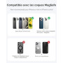 Kuulaa MagSafe PowerBank Ultra Slim 5000mAh,PD 20W Chargeur Portable de Charge Rapide 6.9mm Mini Batterie Externe pour iPhone 16