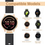 Bracelet Sport Compatible avec Garmin Forerunner 55/165/245/645/Vivoactive 6/5/3/Venu Sq/2 Plus/Hommes Femmes, 20mm Bracelets So