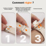 Fullmosa 20mm Bracelet Montre en Nylon Élastique pour Garmin/Samsung | Compatible avec Garmin Forerunner 55/165/245/645/Vivoacti