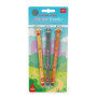 LEGAMI - Set de 3 Stylos Gel Effaçables - Fur-ever Friends | Stylos avec encre effaçable thermosensible, noir, bleu, rouge, effa