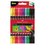 Faber-Castell - Lot de feutres Pastel & Néon, 20 pièces | Feutres à double pointe (fine et large) pour enfants et adultes