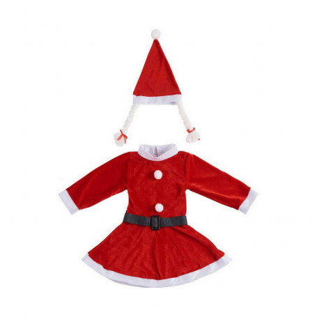 Déguisement pour Enfants Maman Noël 4-6 ans Rouge Blanc 23,99 €