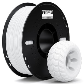 ELEGOO Filament TPU 95A 1,75mm Blanc 1KG | Flexible et Souple, Bobine Plastique 1KG (2,2lbs), Compatible avec la plupart des imp
