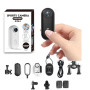 Mini Camera Sport Moto 1080p -Camera 360 Degrés Sous-Marine Avec Wi-Fi, Fixation Magnétique, Étanche Clip Portable, Mini Caméra