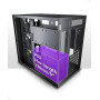 MUSETEX Y6 Boîtier PC, 4 Ventilateurs Non-LED préinstallés, Vue 270° en Verre Trempé, Connectique Type-C, Boîtier PC ATX Mid-Tow