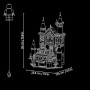 LEGO One Piece Bataille au château de Drum 75645 | Jouet pour enfant dès 9 ans, déco de chambre d'enfant, 6 minifigurines dont L