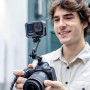 JJC Adaptateur Support Magnétique pour Insta 360 X5 Ace Pro 2 Caméra Sport | Support Démontage Rapide pour Insta360 X5 & Ace/ Ac