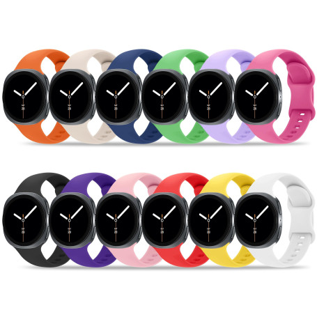 Tiorecime Lot de 12 bracelets compatibles avec Samsung Galaxy Watch 9/8 40 mm 44 mm/Galaxy Watch 8 Classic 46 mm/Galaxy Watch Ul