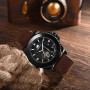 BISONSTRAP Bracelet de Montre en Cuir Vieilli, Bracelets de Rechange pour Hommes, Dégagement Rapide, Largeur de Bande 18mm 20mm