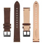 BISONSTRAP Bracelet de Montre en Cuir Vieilli, Bracelets de Rechange pour Hommes, Dégagement Rapide, Largeur de Bande 18mm 20mm