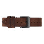 BISONSTRAP Bracelet de Montre en Cuir Vieilli, Bracelets de Rechange pour Hommes, Dégagement Rapide, Largeur de Bande 18mm 20mm