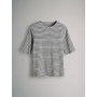 THE SET Femme T-Shirt côtelé à Manches mi-Longues, Lot de 5 | Coupe standard