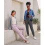 Real Essentials Lot de 3 Pantalons de Jogging en Polaire pour Femme, Coupe décontractée, athlétisme décontracté (Grandes Tailles