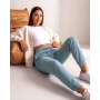 Real Essentials Lot de 3 Pantalons de Jogging en Polaire pour Femme, Coupe décontractée, athlétisme décontracté (Grandes Tailles