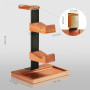 QzheMuw Support en Bois pour Manette et Casque, Porte-Casque en Bois, Rangement de Bureau, Accessoires de Bureau universels comp