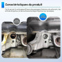 RUIZHI Ensemble de nettoyage pour siège et gaine d'injecteur 14 pièces | Kit de nettoyage pour injecteur, joint de siège, kit de