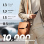 INIU 10000mAh Batterie Externe, Slim 22.5W Charge Rapide Voyage Power Bank | Câble USB C Amovible, Autorisé en Avion, Essentiels