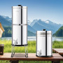 VEVOR Système de Filtration d'Eau par Gravité 8,5 L, Filtre à Eau par Gravité Réduction du Plomb et jusqu'à 99% du Chlore, en In