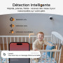 BOIFUN 2K 5" Babyphone 2 Caméra avec Application Telephone, Rotation à 360°, Surveillance des Mouvements & Suivi Automatique, Dé