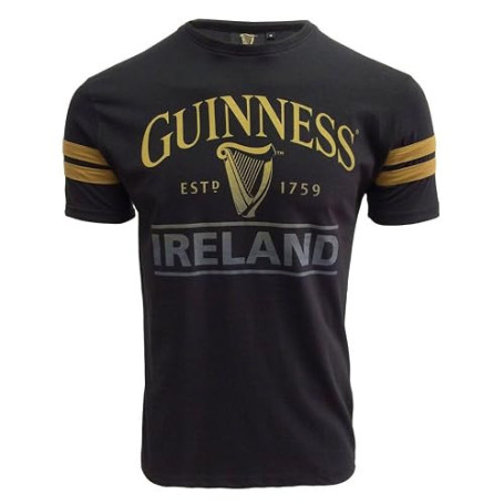 Guinness T-Shirt Noir/Brun foncé