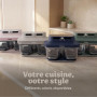 Ninja CRISPi DualZone Air fryer en verre 2 paniers, 8 modes de cuisson, cuisson simultanée de deux aliments, contenants en verre
