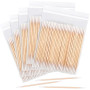 RDNKVB Lot De 500 Cotons-Tiges Avec Manche En Bois，Micro Applicateur, 10 Cm, En Bois Pour Sourcils, Maquillage, Tatouage, Ongles