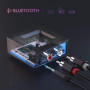 esinkin Récepteur Audio sans Fil Adaptateur Bluetooth | PC/Mac/Smartphone/Tablette/Récepteur AV, Sorties 3,5mm et RCA, Pour Haut