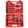 FreeTec 16 pièces Kit Extracteur Roulement Interieur, 8mm-58mm Arrache Roulement Interieur, Outil d'Extraction de Roulement de T