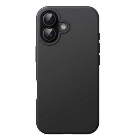 JETech Coque Silicone pour iPhone 16, Noir | Toucher Soyeux, Étui Housse Protection Antichoc, Résistant aux Rayures, Doublure en