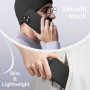 JETech Coque Silicone pour iPhone 16, Noir | Toucher Soyeux, Étui Housse Protection Antichoc, Résistant aux Rayures, Doublure en