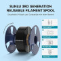 SUNLU 250G Filament PLA Set de 16 Couleurs, PLA Filament Imprimante 3D | Bobinage soigné, Précision dimensionnelle +/- 0.02mm, B